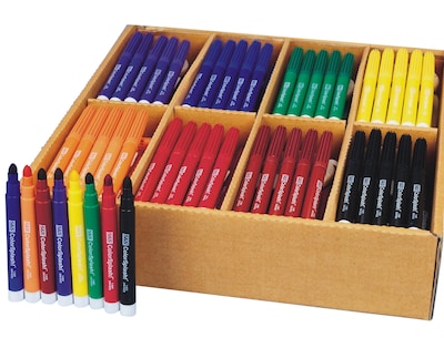 Color Splash Broadline Markers Plus Pack, Assorted, 200/Pack (BV-0825)
