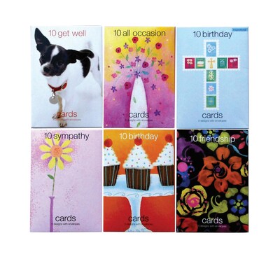 S&S® Value Greeting Cards, Assorted, 120/Pack