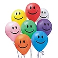 Pioneer Balloon 11 Smile Balloon, Assorted, 100/Pack