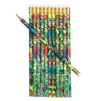 S&S® Animals Pencil, Tropical Rainforest, 144/Pack