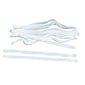 S&S® Hook and Loop Net Ties, White, 36/Pack