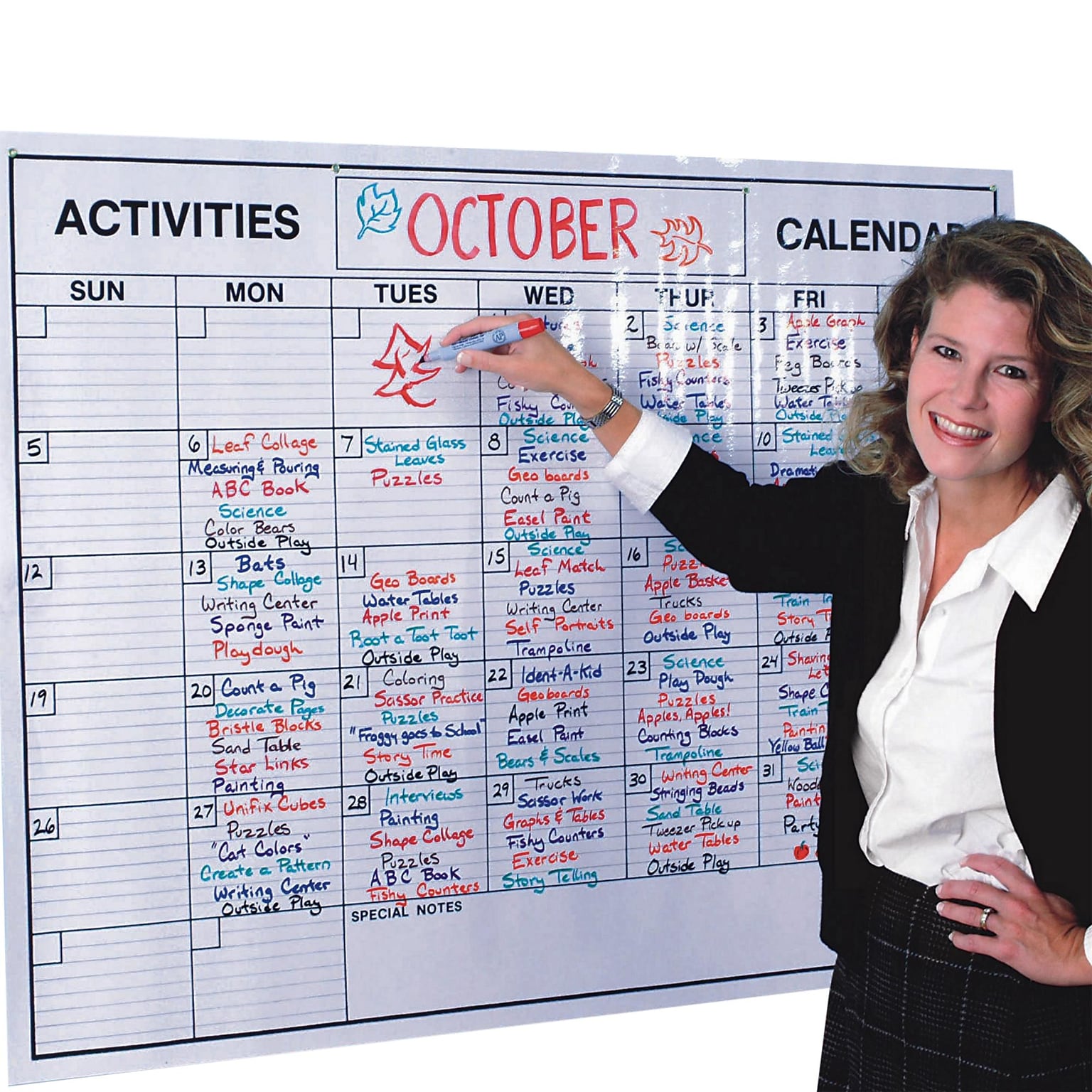 S&S® Laminated Jumbo Wall Calendar