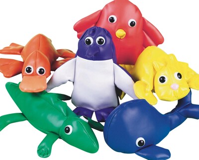 Spectrum™ Bean Bag Animal Set, 6/Pack
