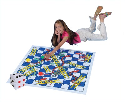 S&S Jumbo Snakes & Ladders Game (W8961)