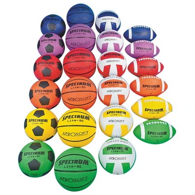 Spectrum™ Lite Sports Ball, 24/Pack