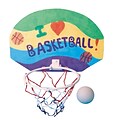 Color-Me™ 11 x 7 1/2 Basketball Hoop Craft Kit Without Markers, 12/Pack