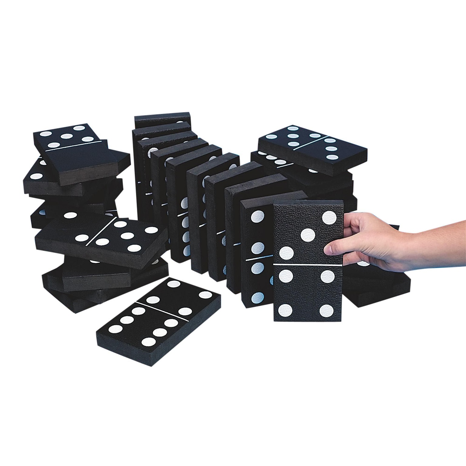 S&S Jumbo Games Jumbo Foam Dominoes (W9756)