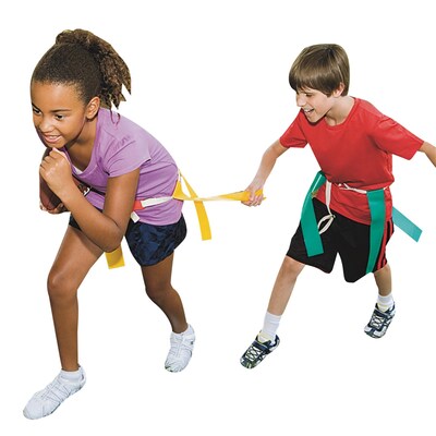 Italtrike Triple Play Flag Belt, X-Large, Green, 6/Set