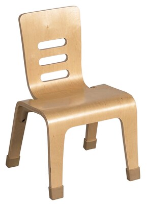 ECR4®Kids 16(H) Bentwood Chair, Natural, 2/Pack