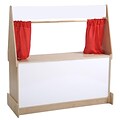 ECR4 Kids® Hardwood Puppet Theater With White Dry-Erase Board