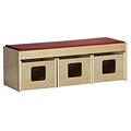 ECR4®Kids See and Store™ Wood Classroom Bench