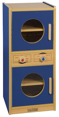 ECR4®Kids Colorful Essentials Play Kitchen Washer/Dryer; Blue