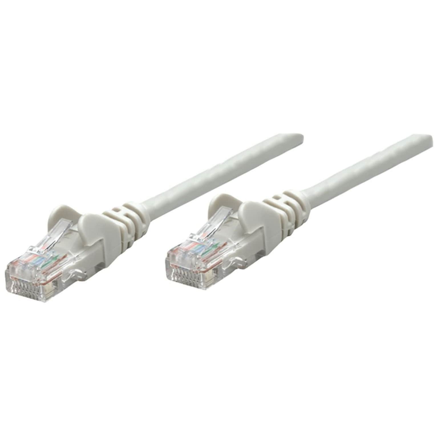 INTELLINET™ 14 Cat 5e RJ-45 UTP Network Patch Cable, Gray