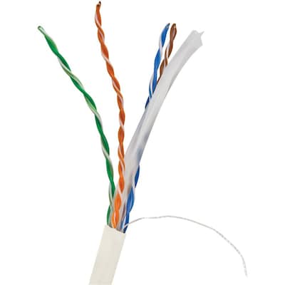 Vericom® 1000 Pull Box Cat 6 UTP Solid Riser CMR Cable, White