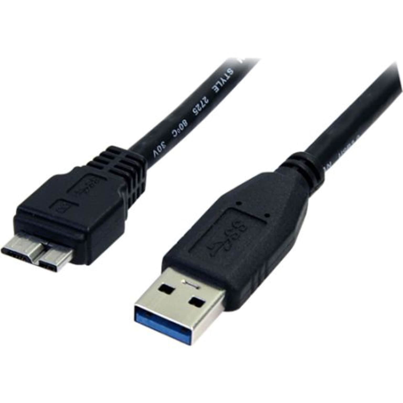 Startech 1.5 SuperSpeed A/B USB Cable; Black