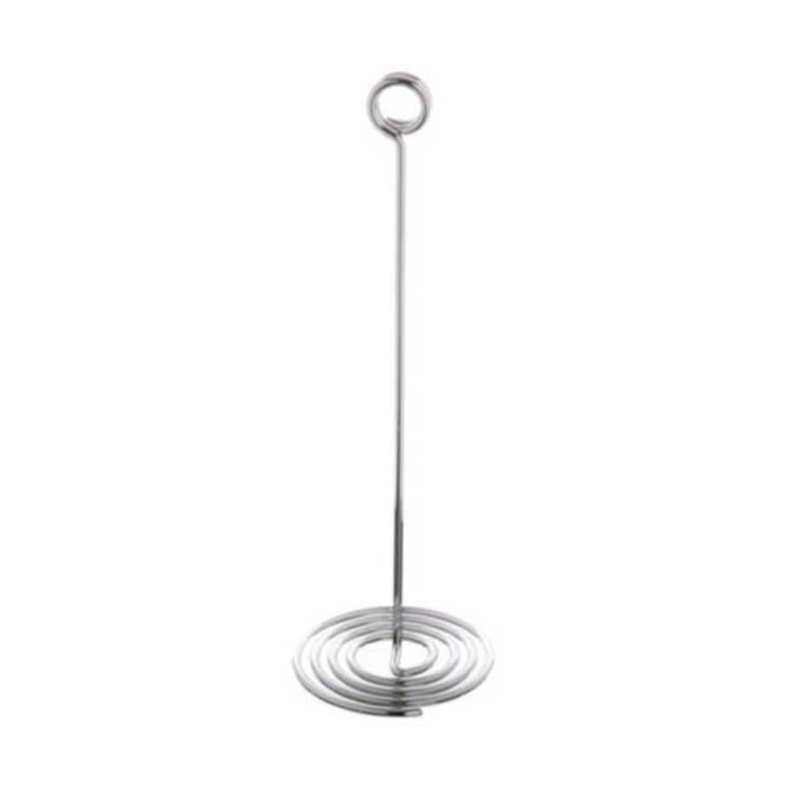 American Metalcraft 12 Swirl Base Number Stand, Chrome (NSC12)