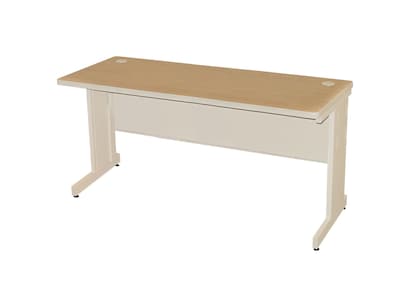 Marvel® Pronto® 72 x 30 Laminate School Training Table W/Modesty Panel Back, Oak/Pumice