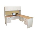 Marvel® Pronto® 72 x 78 Laminate Desk W/Return & Pedestal, Beryl