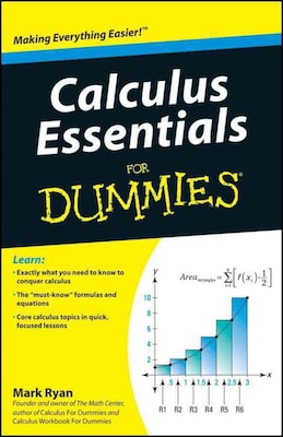 Calculus Essentials For Dummies Mark Ryan Paperback