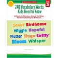 240 Vocabulary Words Kids Need to Know: Grade 2 Mela Ottaiano Paperback