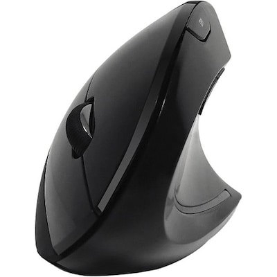 Adesso® iMouse E10 2.4 GHz RF Wireless Vertical Ergonomic Mouse; Black