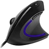 Adesso® iMouse E1 Vertical Ergonomic Illuminated USB Mouse; Glossy Black