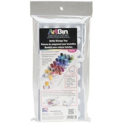 Artbin® Super Satchel™ 32 Slot Glitter Glue Tray, White