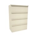 Marvel® Zapf® 52 x 36 x 19 Four Drawer Lateral File, Pumice