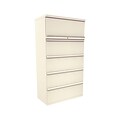 Marvel® Zapf® 66 x 36 x 19 Five Drawer Lateral File, Pumice
