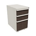 Marvel® Zapf® Featherstone 23 Box/Box/File Mobile Pedestal, Figured Mahogany Front