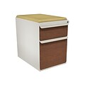 Marvel® Zapf® Featherstone Collectors Cherry Front 23 Box/File Mobile Pedestal W/ Seat, Forsythia
