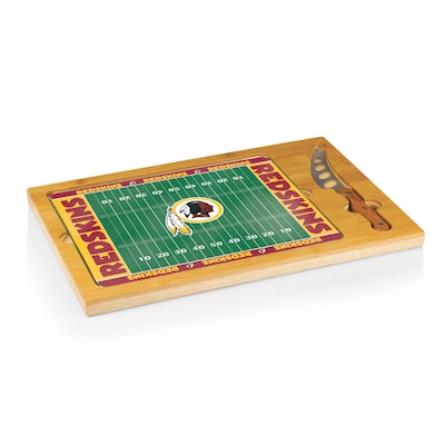 Picnic Time® NFL Licensed Icon Washington Redskins Digital Print Cutting Board; Natural Wood