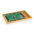 Picnic Time® NFL Licensed Icon Oakland Raiders Digital Print Cutting Board; Natural Wood