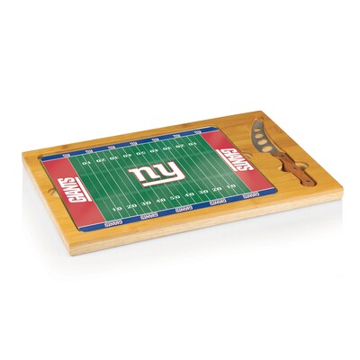 Picnic Time® NFL Licensed Icon New York Giants Digital Print Cutting Board; Natural Wood