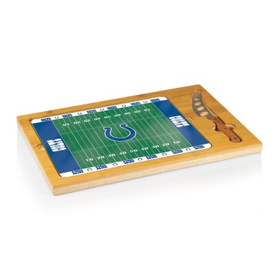 Picnic Time® NFL Licensed Icon Indianapolis Colts Digital Print Cutting Board; Natural Wood
