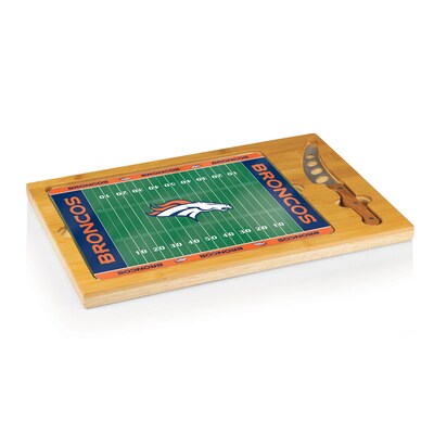 Picnic Time® NFL Licensed Icon Denver Broncos Digital Print Cutting Board; Natural Wood