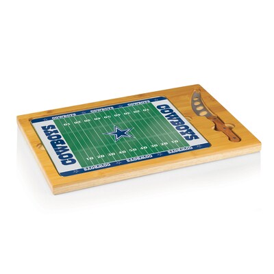 Picnic Time® NFL Licensed Icon Dallas Cowboys Digital Print Cutting Board; Natural Wood