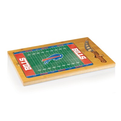 Picnic Time® NFL Licensed Icon Buffalo Bills Digital Print Cutting Board; Natural Wood