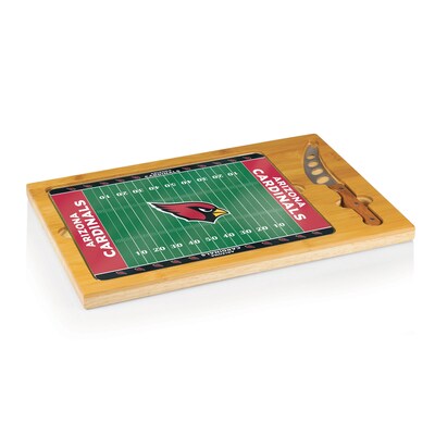 Picnic Time® NFL Licensed Icon Arizona Cardinals Digital Print Cutting Board; Natural Wood