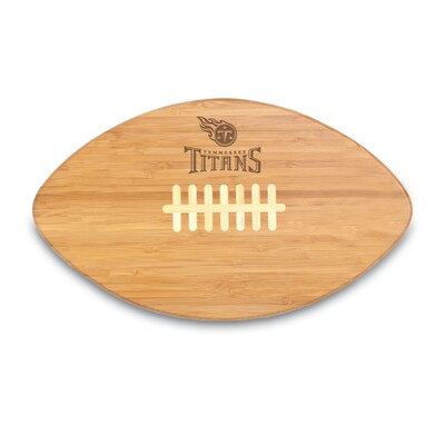 Picnic Time® NFL Licensed Touchdown Pro! Tennessee Titans Engraved Cutting Board; Natural