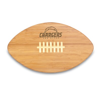 Picnic Time® NFL Licensed Touchdown Pro! San Diego Chargers Engraved Cutting Board; Natural
