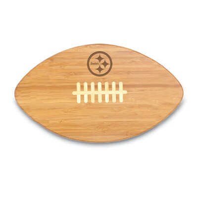 Picnic Time® NFL Licensed Touchdown Pro! Pittsburgh Steelers Engraved Cutting Board; Natural