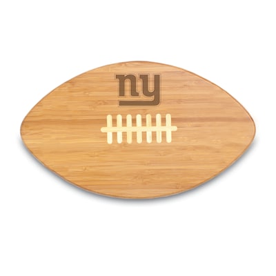 Picnic Time® NFL Licensed Touchdown Pro! New York Giants Engraved Cutting Board; Natural