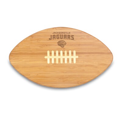 Picnic Time® NFL Licensed Touchdown Pro! Jacksonville Jaguars Engraved Cutting Board; Natural