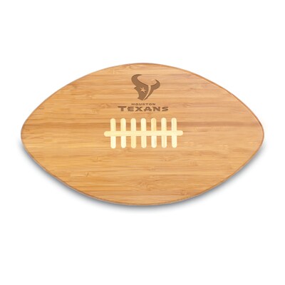 Picnic Time® NFL Licensed Touchdown Pro! Houston Texans Engraved Cutting Board; Natural