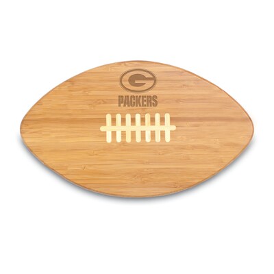 Picnic Time® NFL Licensed Touchdown Pro! Green Bay Packers Engraved Cutting Board; Natural