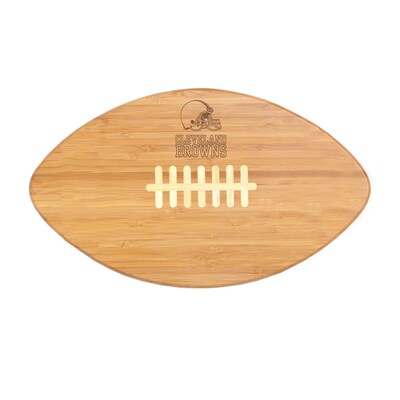 Picnic Time® NFL Licensed Touchdown Pro! Cleveland Browns Engraved Cutting Board; Natural
