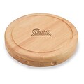 Picnic Time® NFL Licensed Brie New England Patriots Engraved Cheese Board Set W/Tools; Wood/Brown