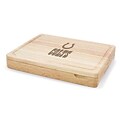 Picnic Time® NFL Licensed Asiago Indianapolis Colts Engraved Cutting Board W/Tools; Natural Wood