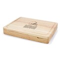 Picnic Time® NFL Licensed Asiago Cleveland Browns Engraved Cutting Board W/Tools; Natural Wood